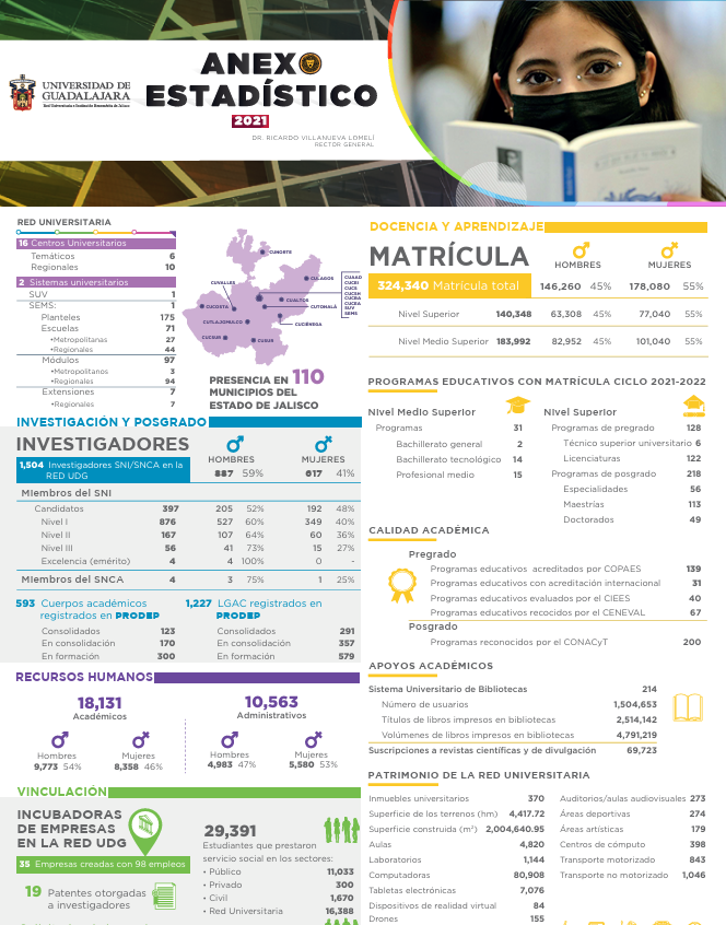 Imagen de la infografía del anexo estadístico 2021