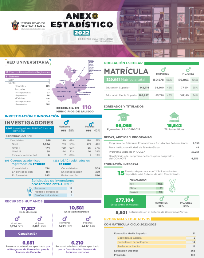 Imagen de la infografía del anexo estadístico 2022