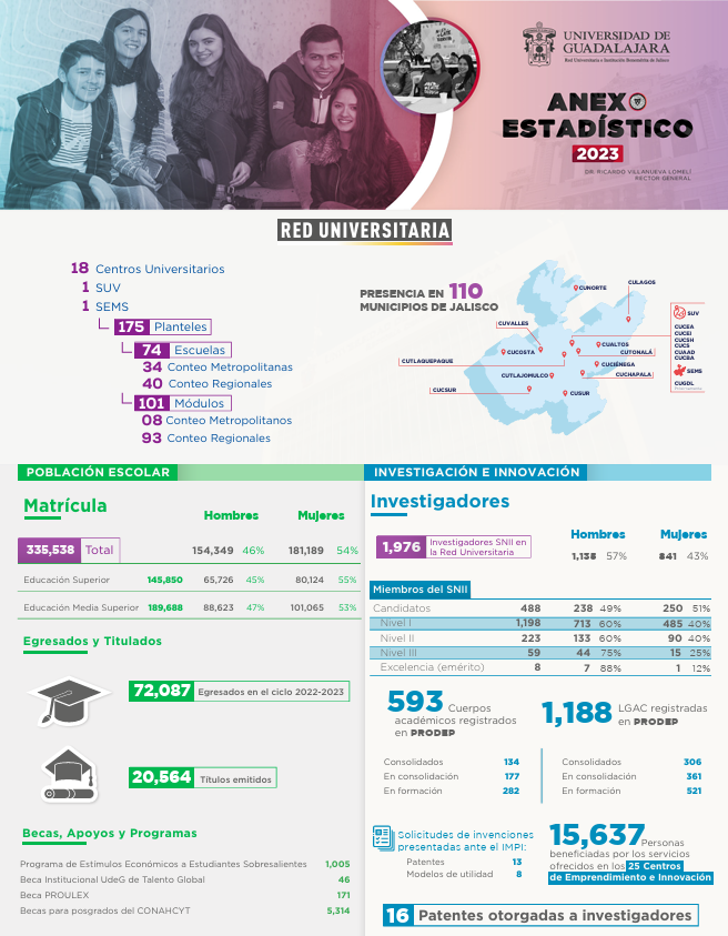 Imagen de la infografía del anexo estadístico 2023